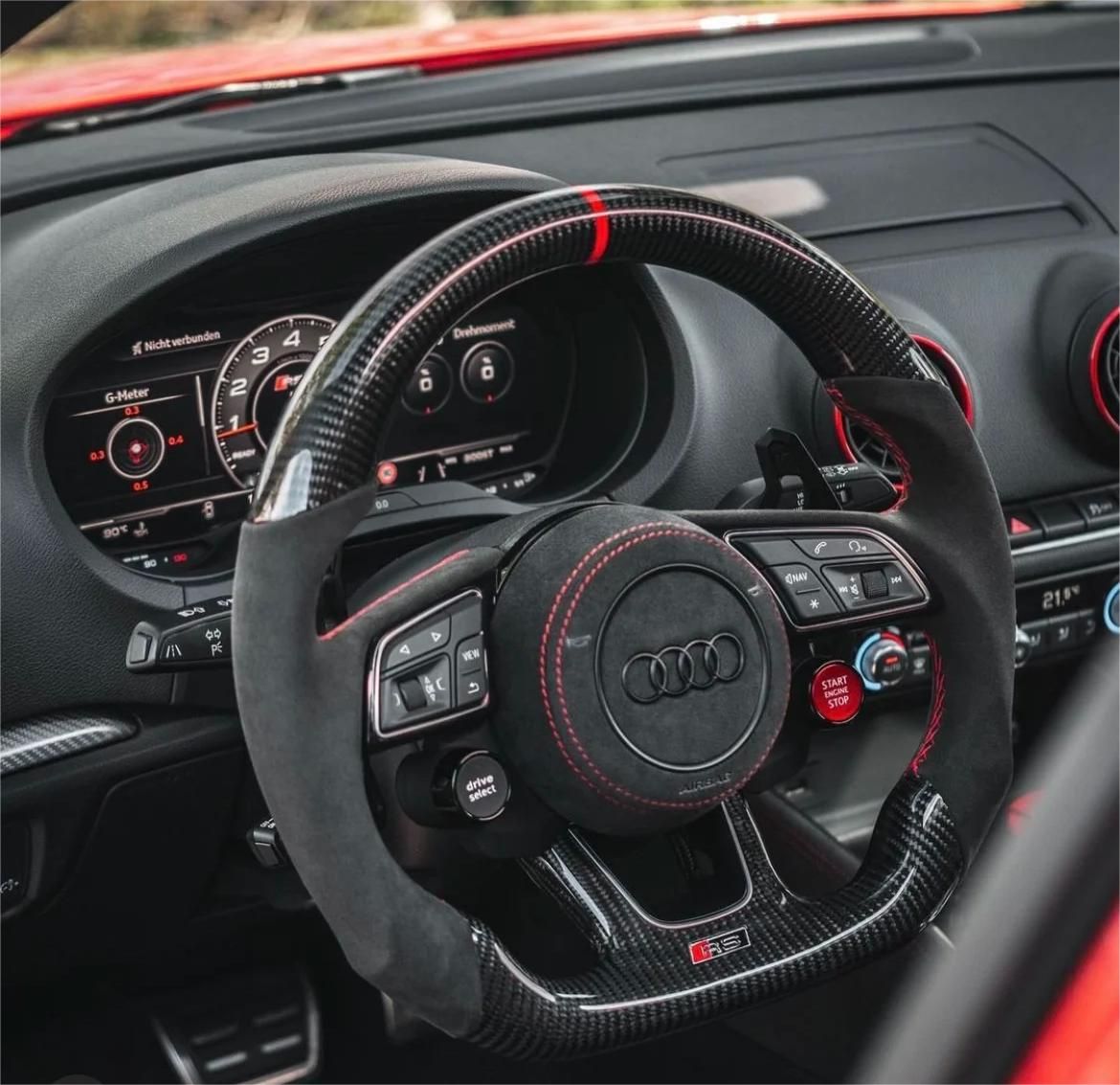 Volante Audi RS instalado