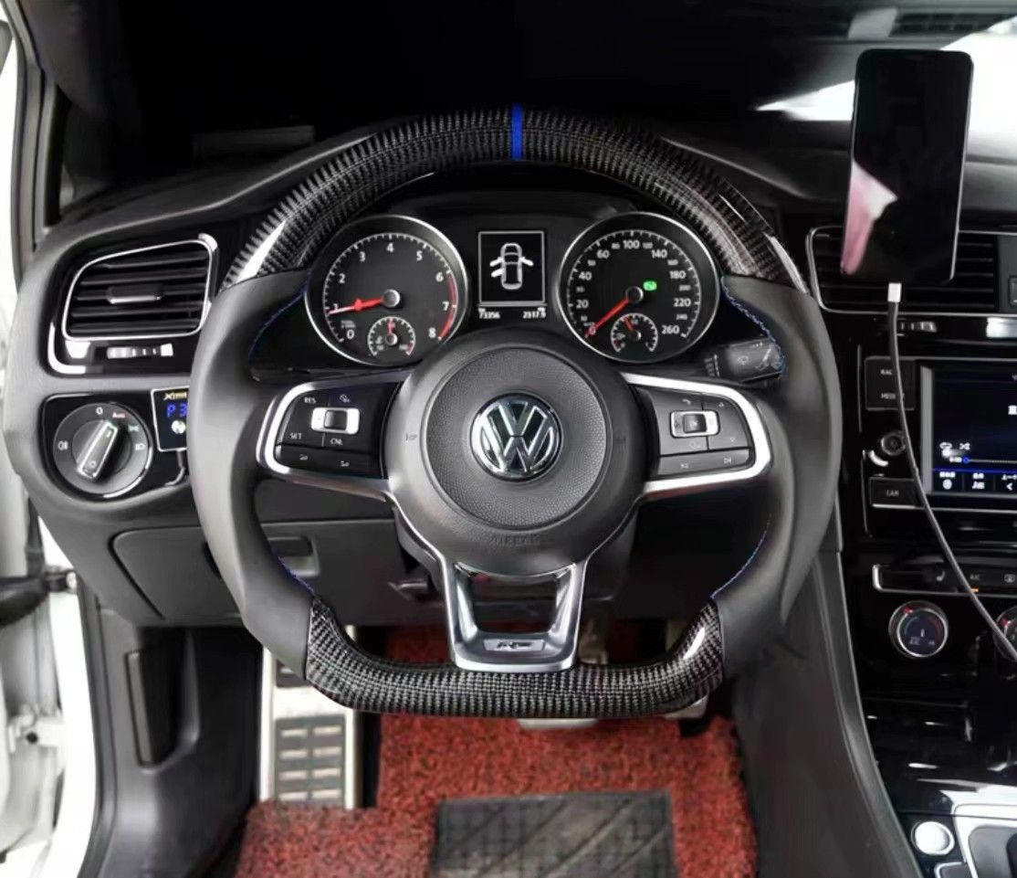 Volante Volkswagen R instalado