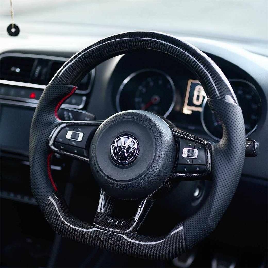 Volante Volkswagen R instalado