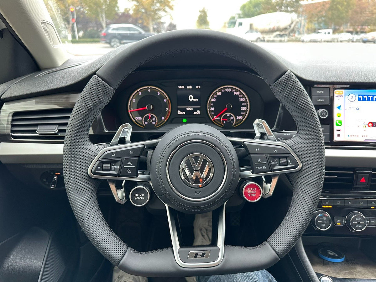 Volante Volkswagen R8 instalado