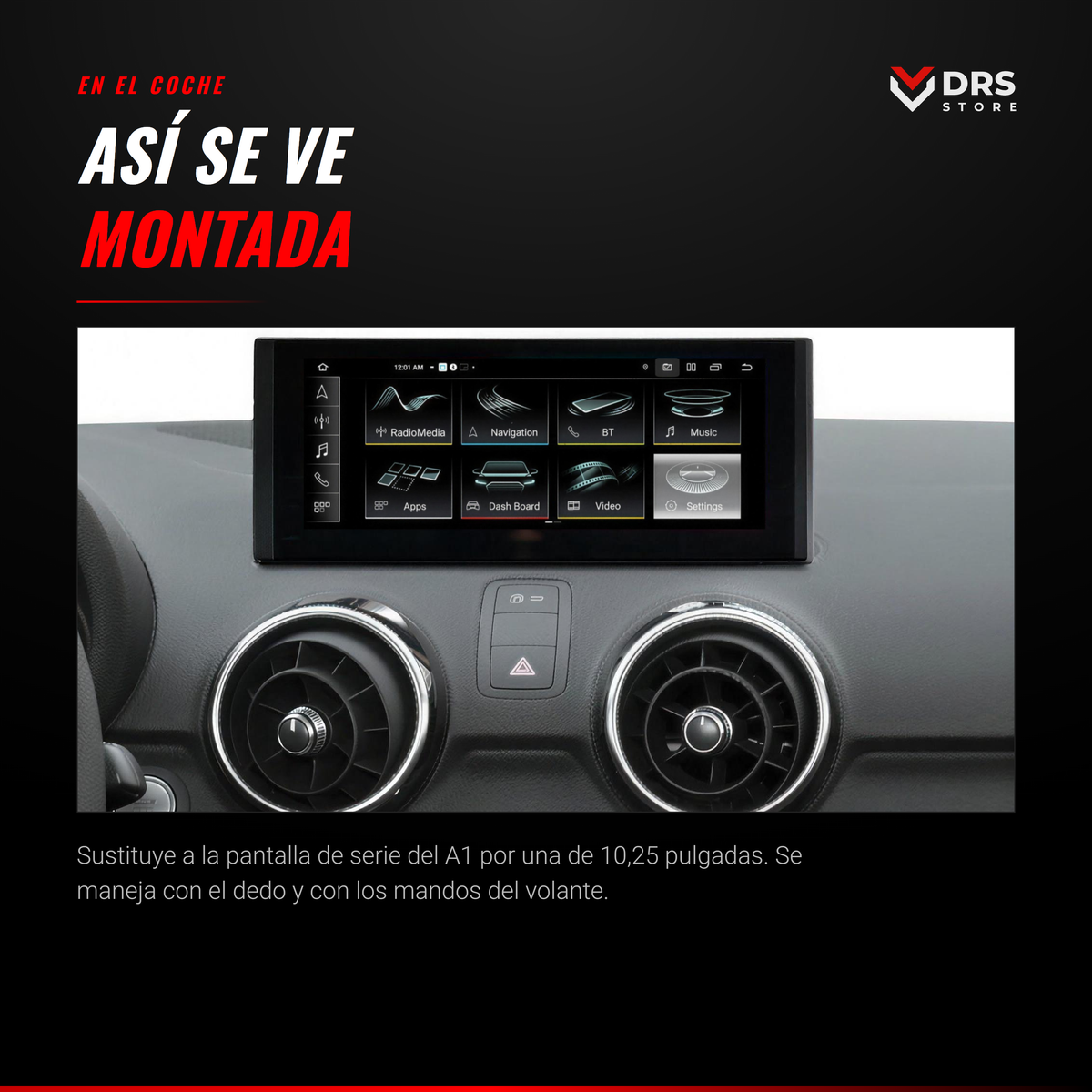 Pantalla Android Audi A1 8X