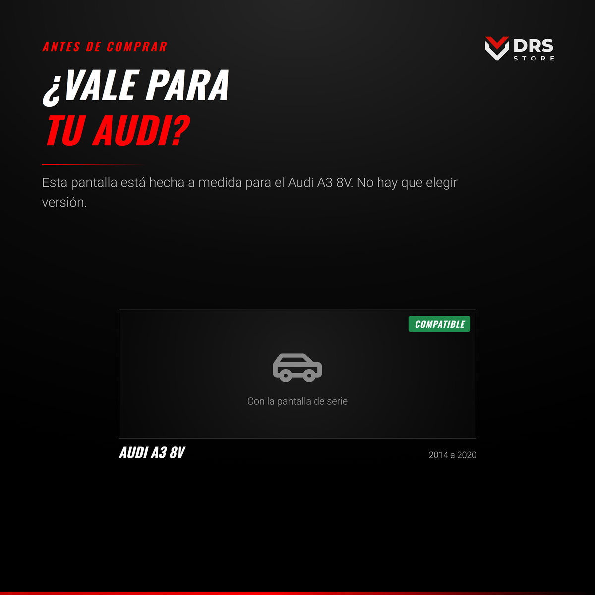 Pantalla Android Audi A3 8V