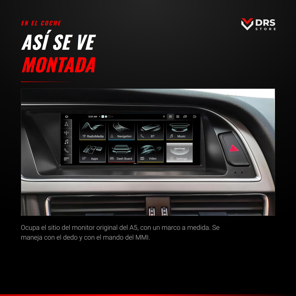 Pantalla Android Audi A5 8T
