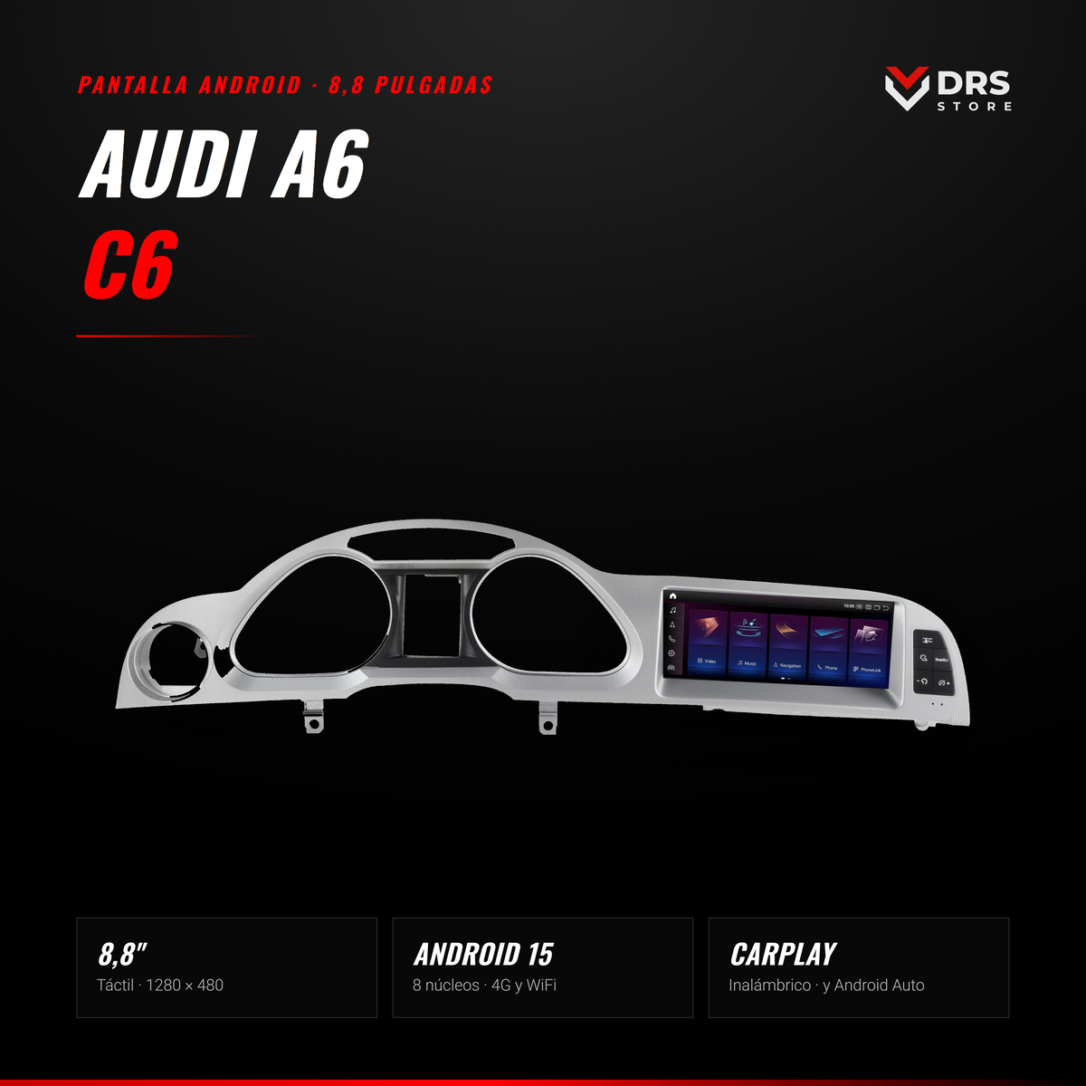 Pantalla Android Audi A6 C6