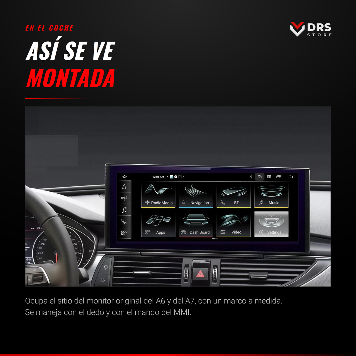 Pantalla Android Audi A6 C7 y A7 4G