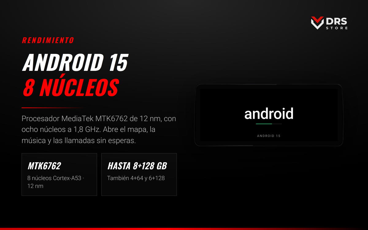 Pantalla Android Mercedes Clase A W176, CLA C117 y GLA X156 12,5", foto 2