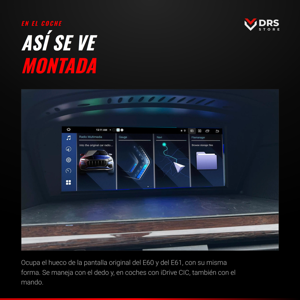Pantalla Android BMW Serie 5 E60 E61