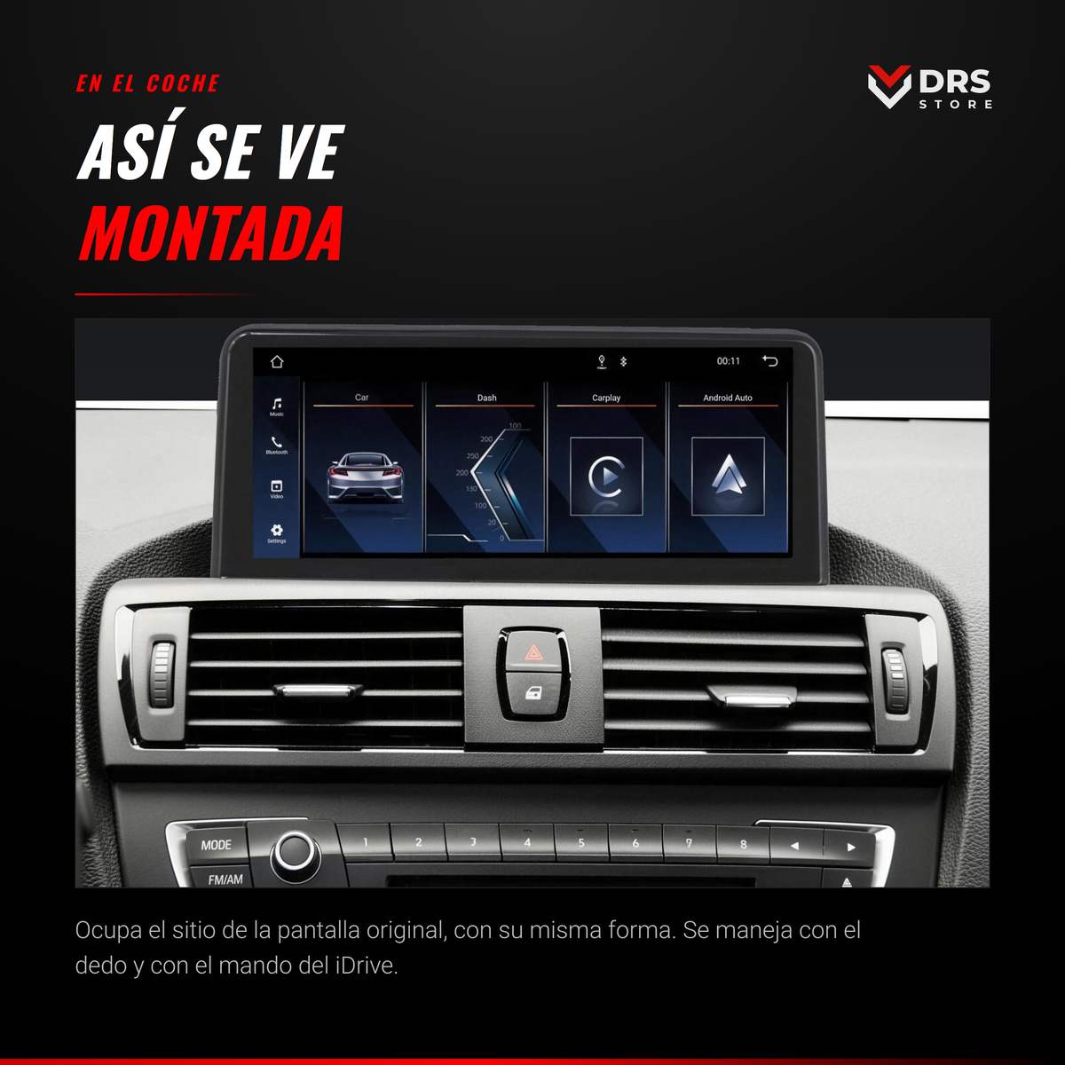Pantalla Linux BMW Serie 1 F20, Serie 2 F22, Serie 3 F30 y Serie 4 F32