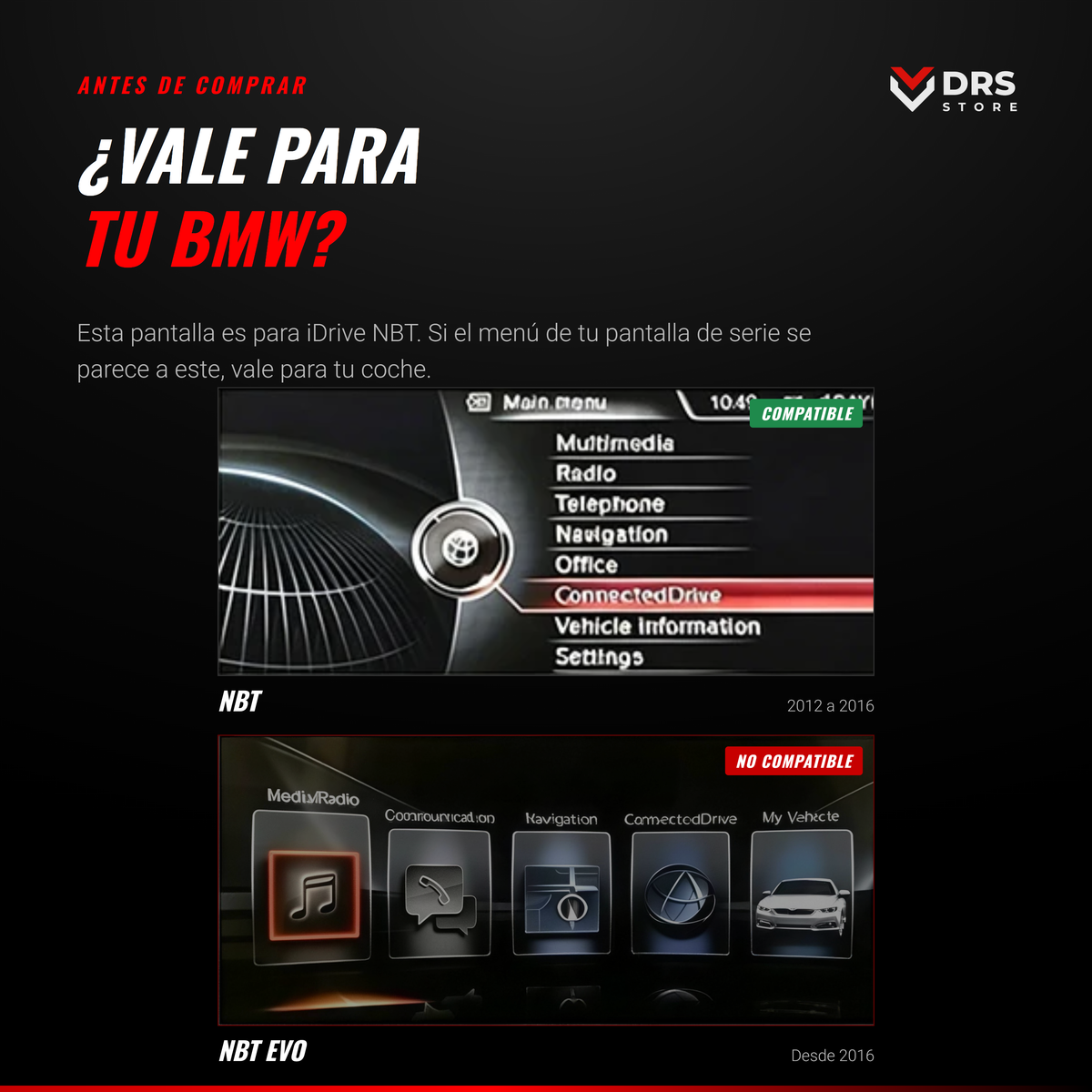 Pantalla Linux BMW Serie 1 F20, Serie 2 F22, Serie 3 F30 y Serie 4 F32
