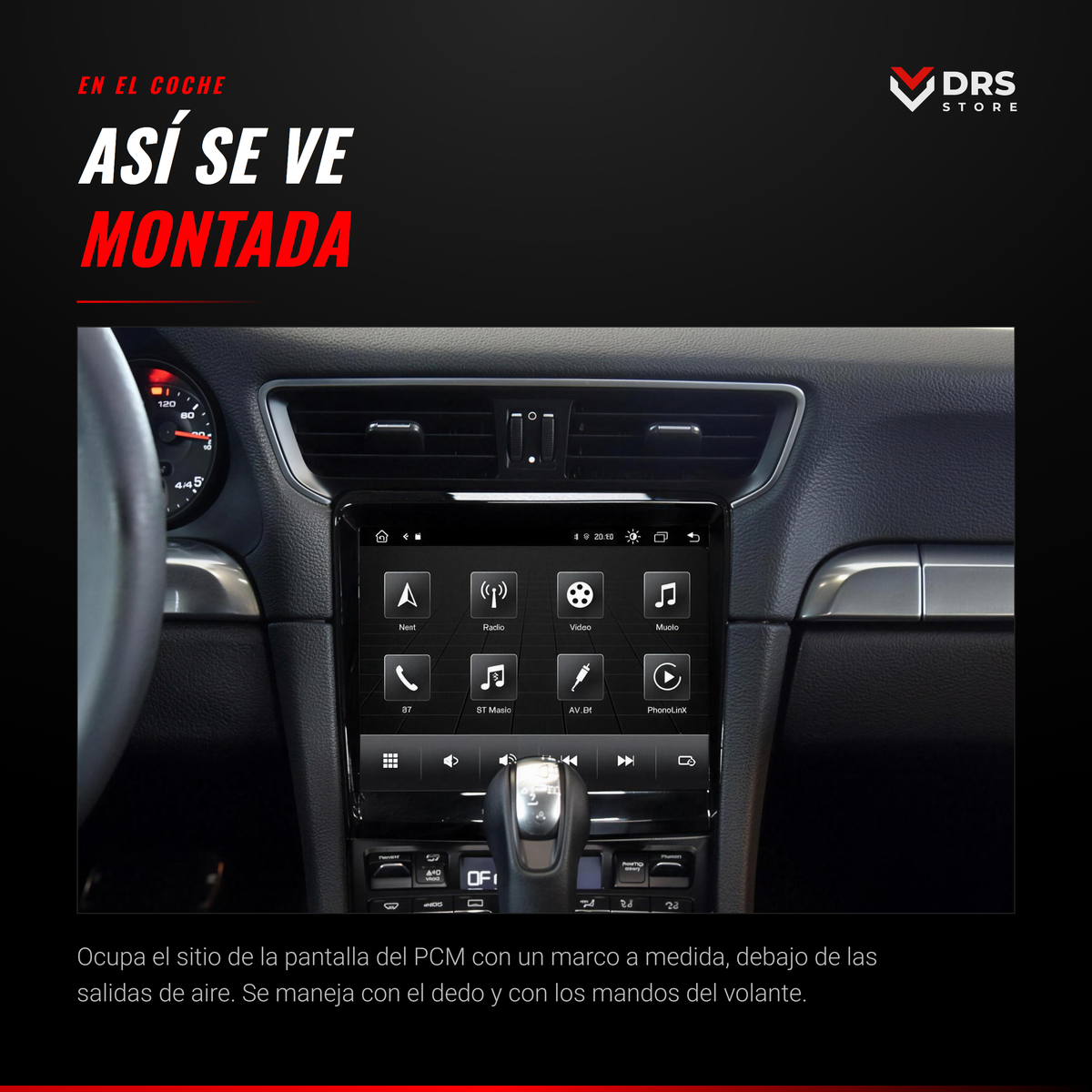 Pantalla Android Porsche 911, Boxster y 718