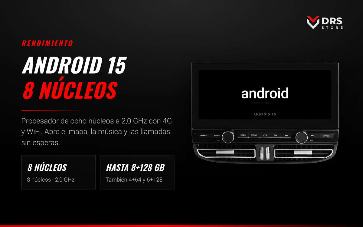 Pantalla Android Porsche Cayenne 958 12,3", foto 2