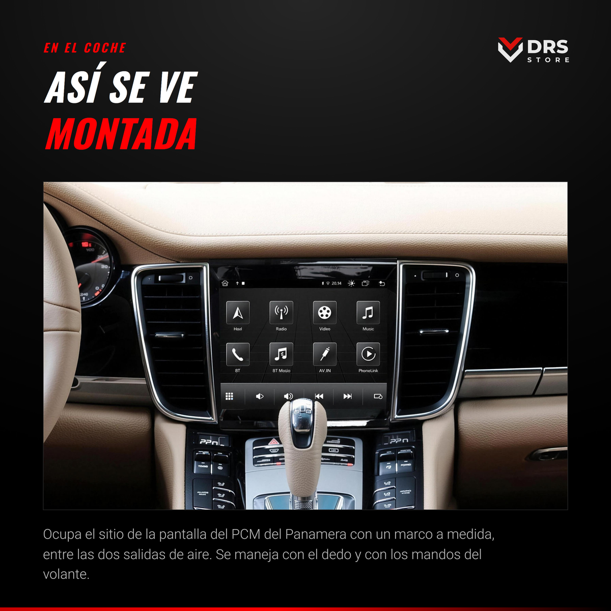 Pantalla Android Porsche Panamera 970