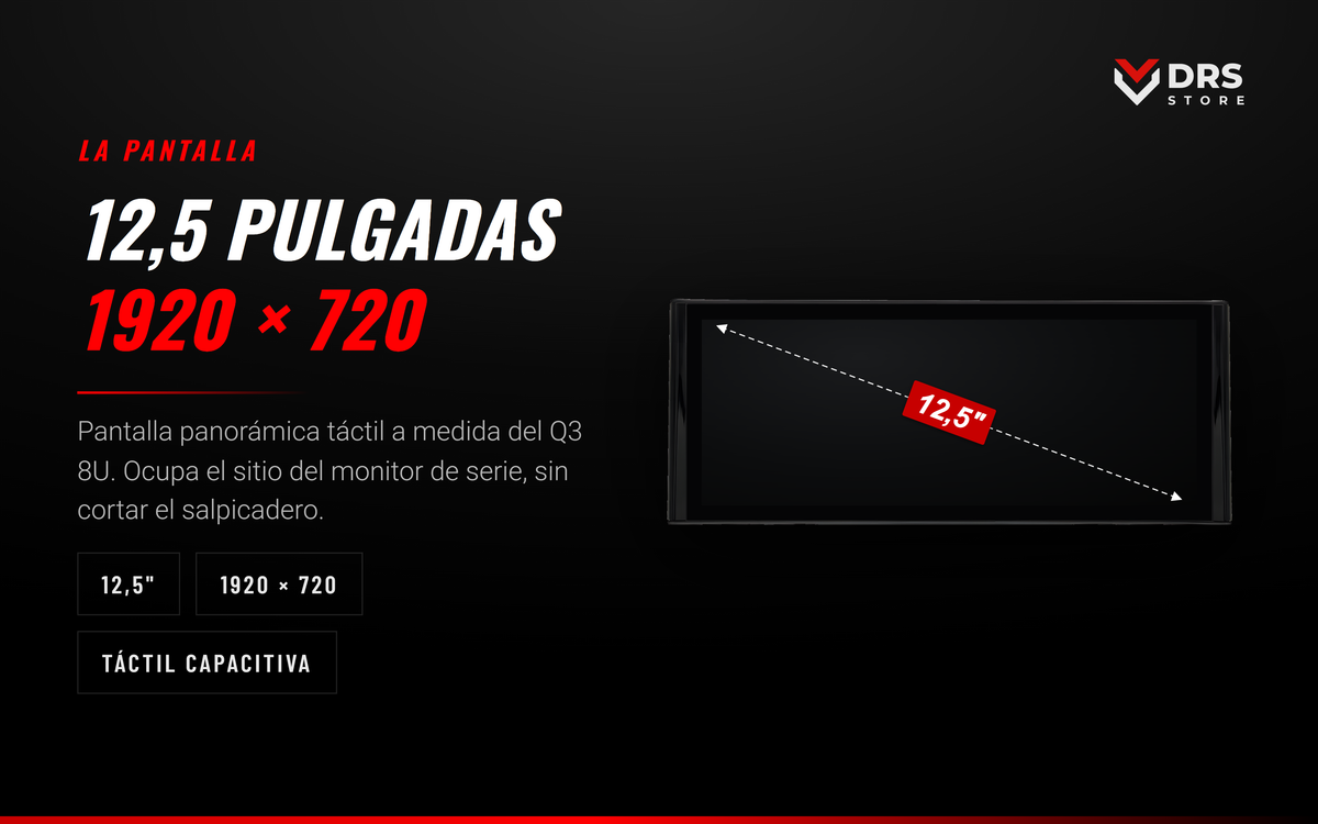 Pantalla Android Audi Q3 8U 12,5", foto 1