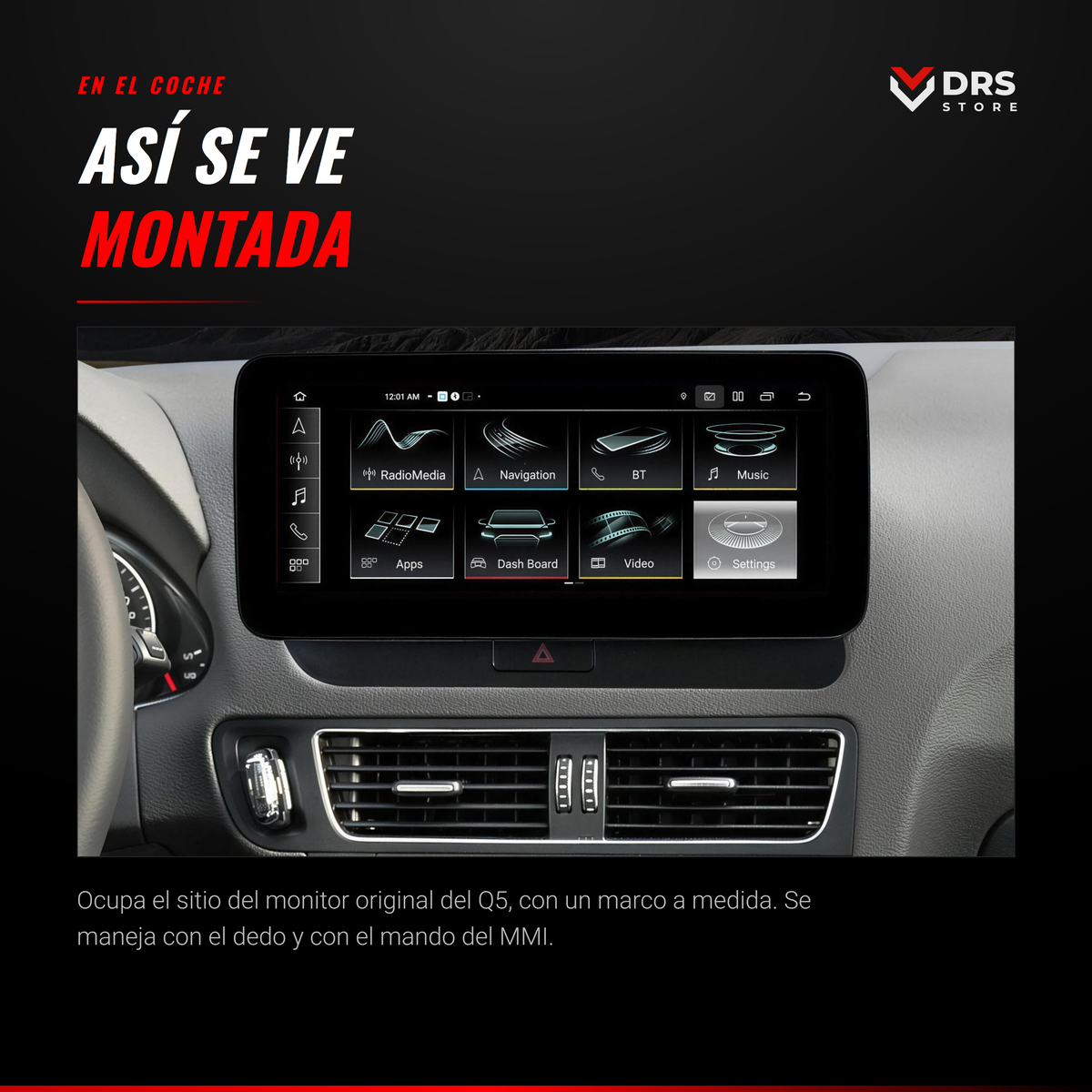 Pantalla Android Audi Q5 8R