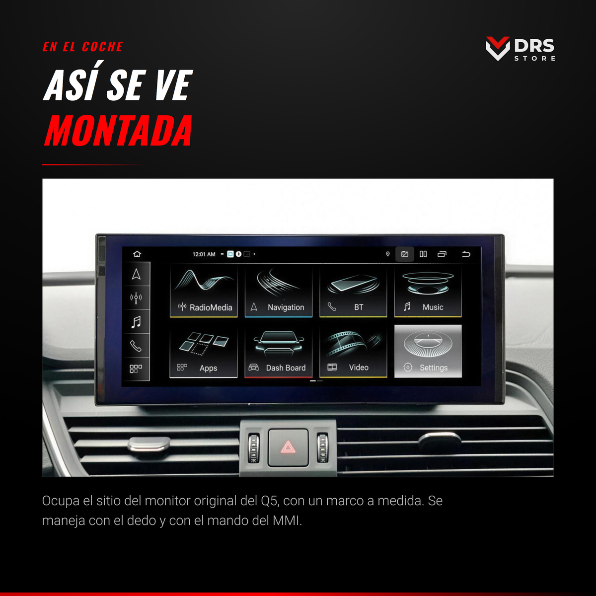 Pantalla Android Audi Q5 FY