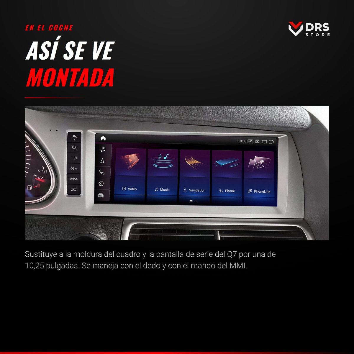 Pantalla Android Audi Q7 4L