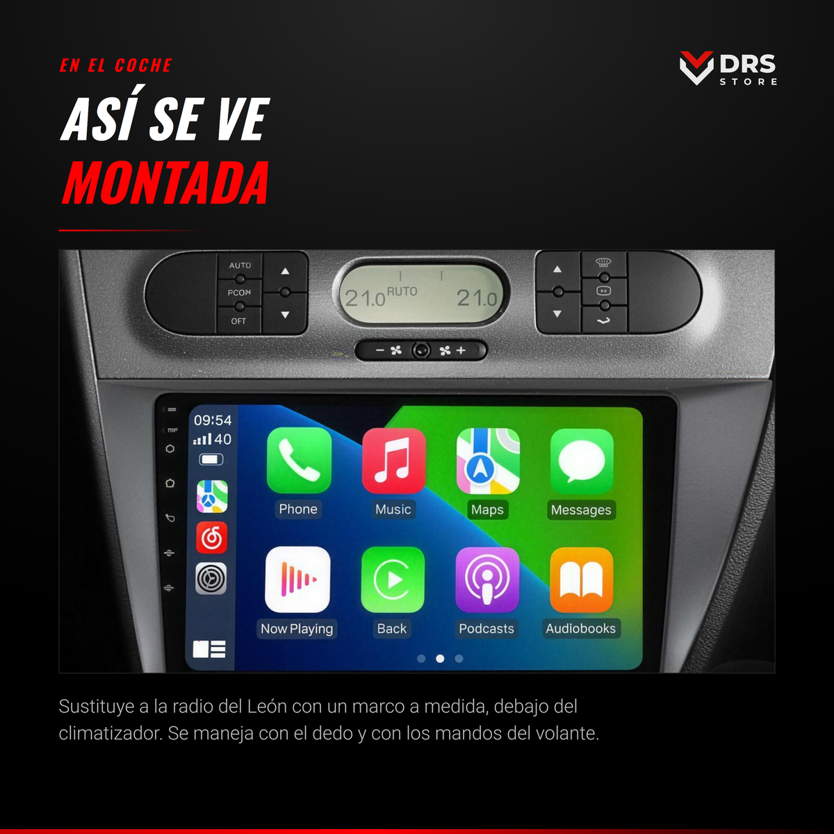Pantalla Android Seat León 1P