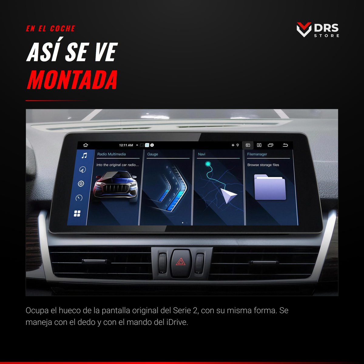 Pantalla Android BMW Serie 2 F22, F23, F45 y F46