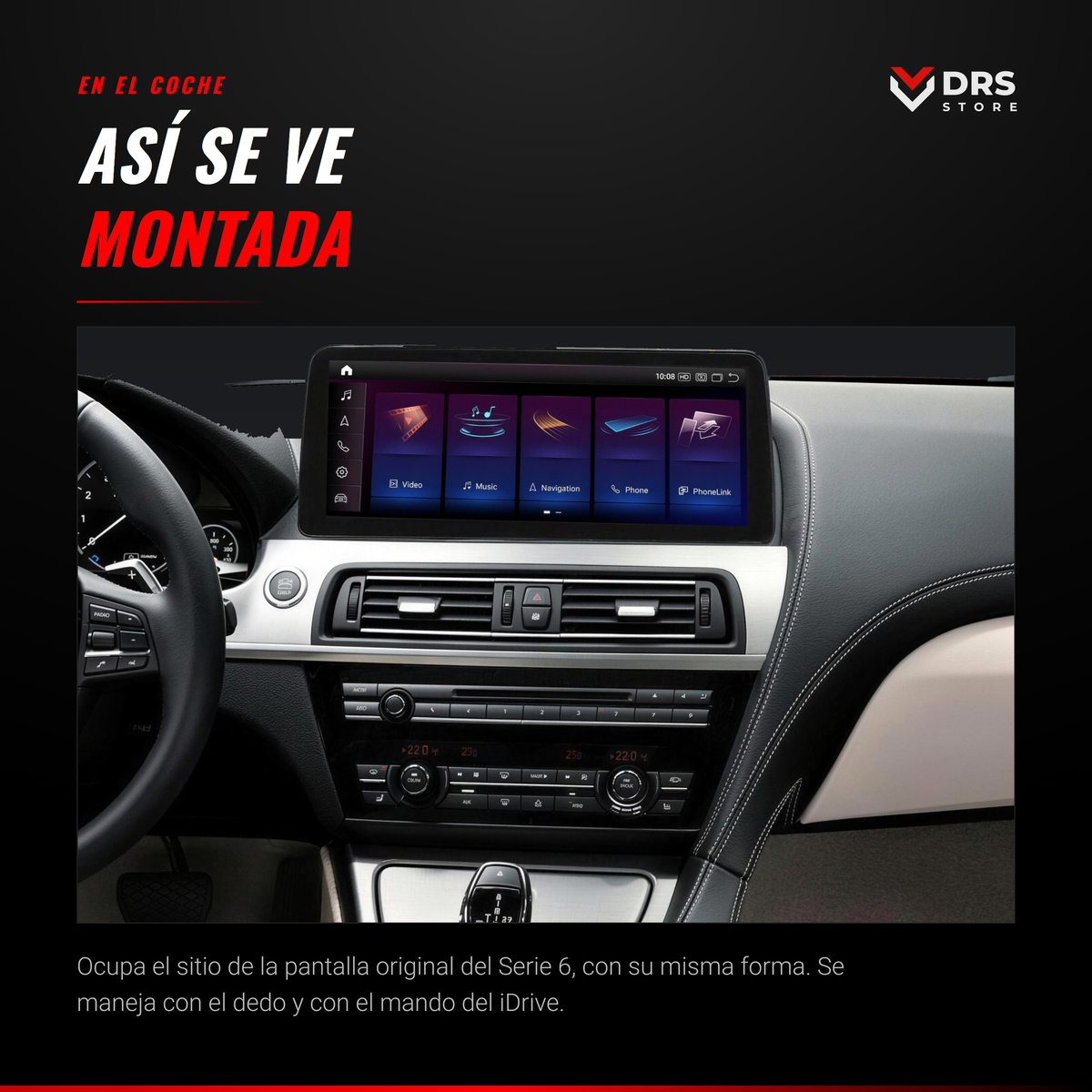 Pantalla Android BMW Serie 6 F06, F12 y F13