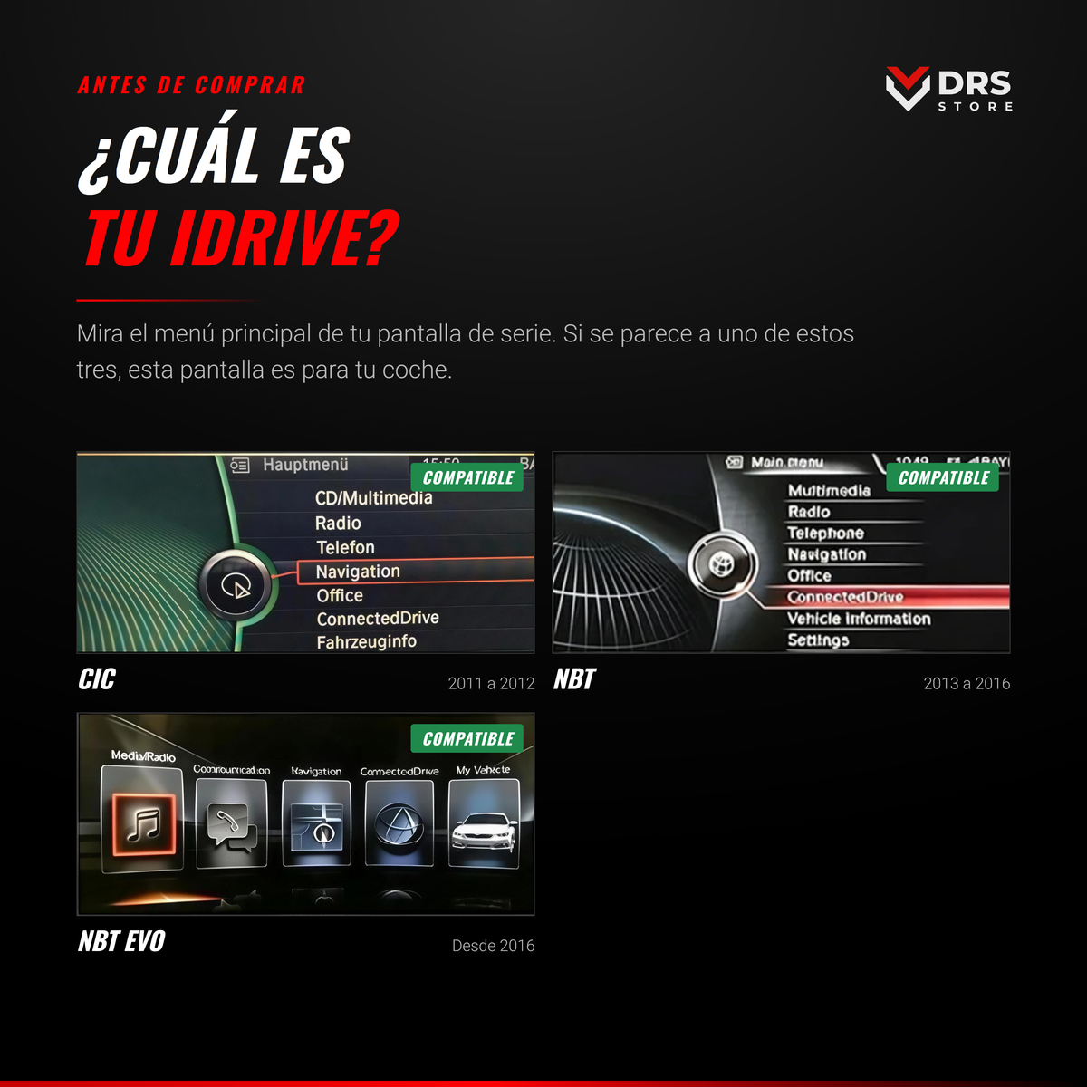 Pantalla Android BMW Serie 6 F06, F12 y F13