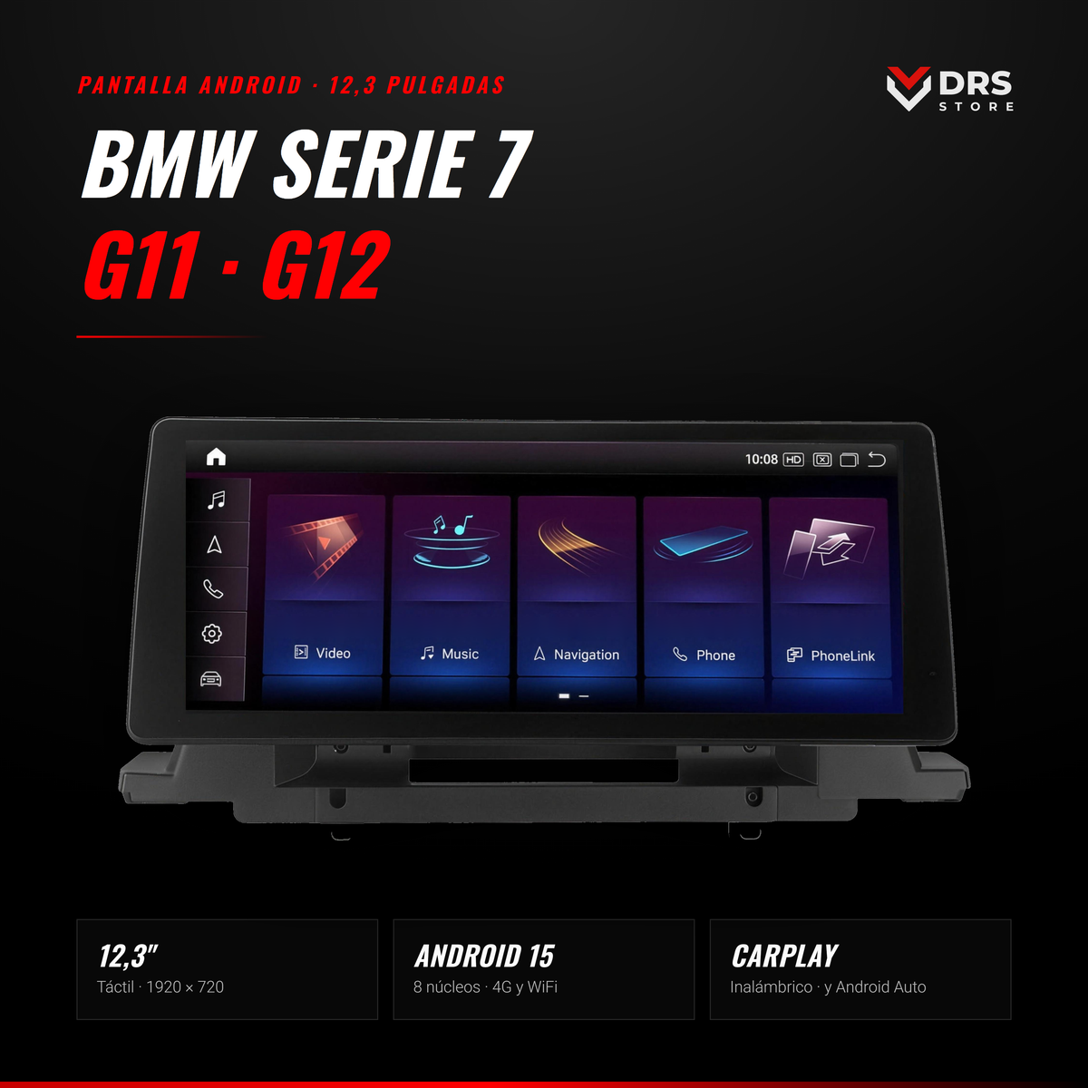 Pantalla Android BMW Serie 7 G11 y G12