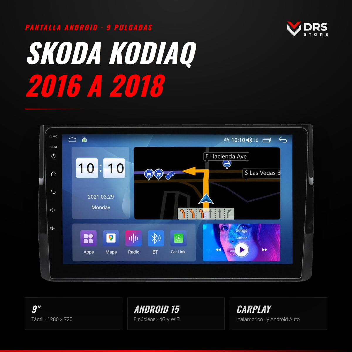 Pantalla Android Skoda Kodiaq