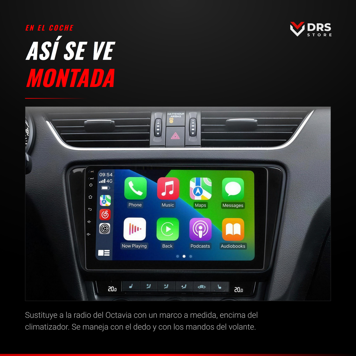 Pantalla Android Skoda Octavia 5E