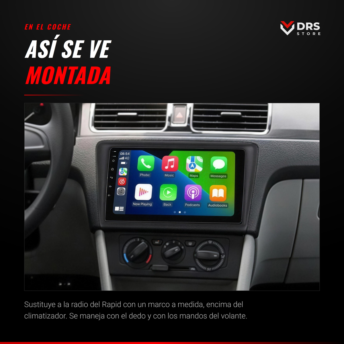 Pantalla Android Skoda Rapid