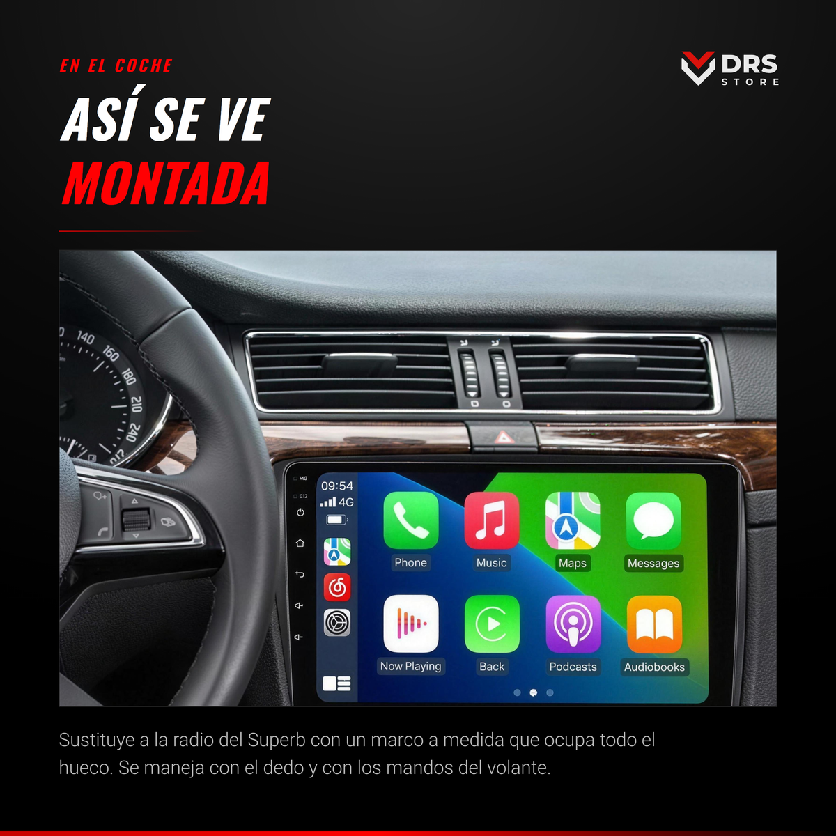 Pantalla Android Skoda Superb B6