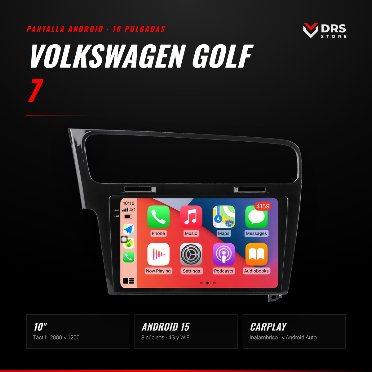 Pantalla Android Volkswagen Golf 7