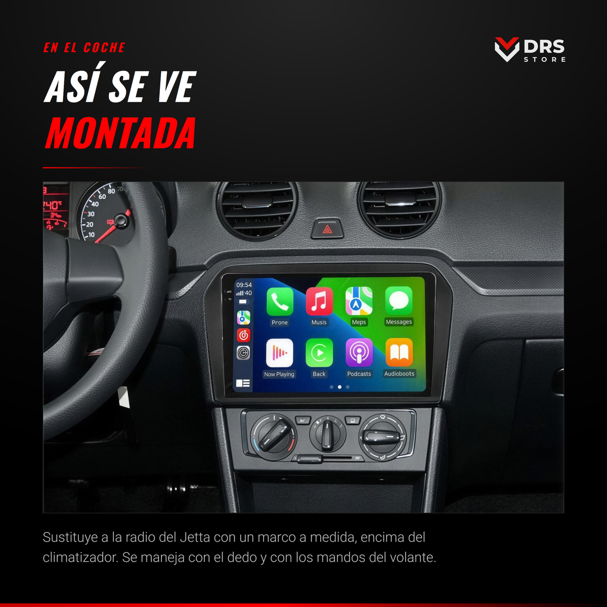 Pantalla Android Volkswagen Jetta (2013 a 2017)