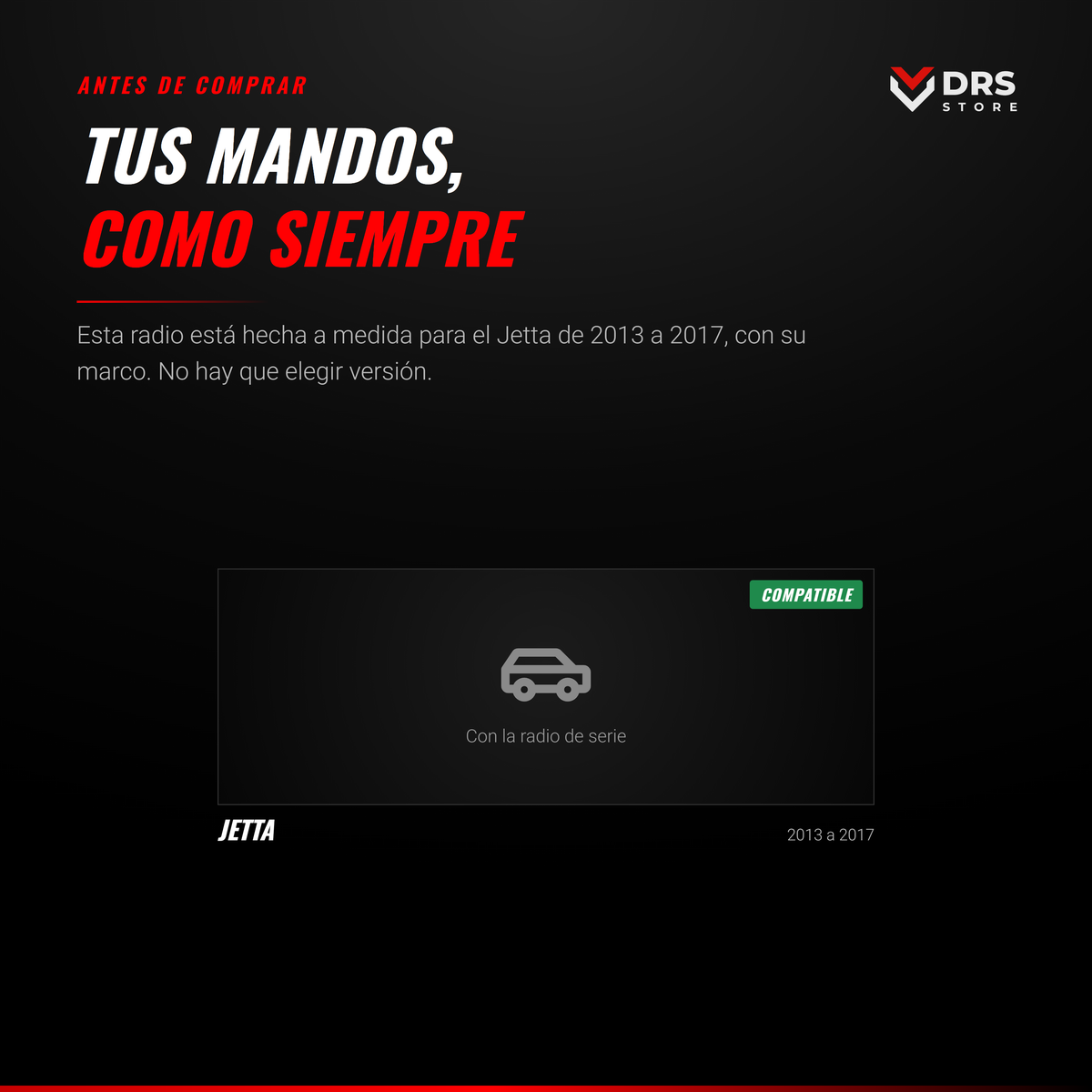 Pantalla Android Volkswagen Jetta (2013 a 2017)