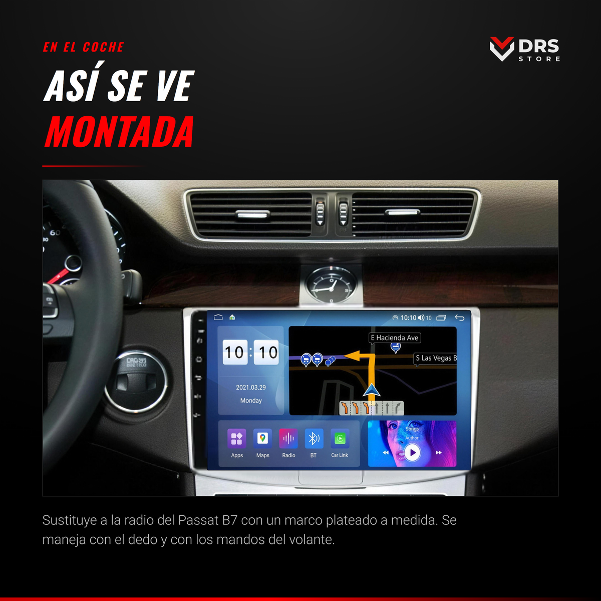 Pantalla Android Volkswagen Passat B7