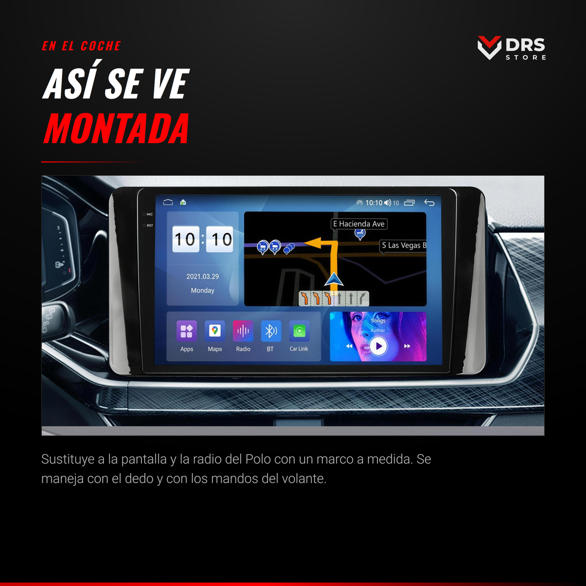 Pantalla Android Volkswagen Polo 6 (AW)