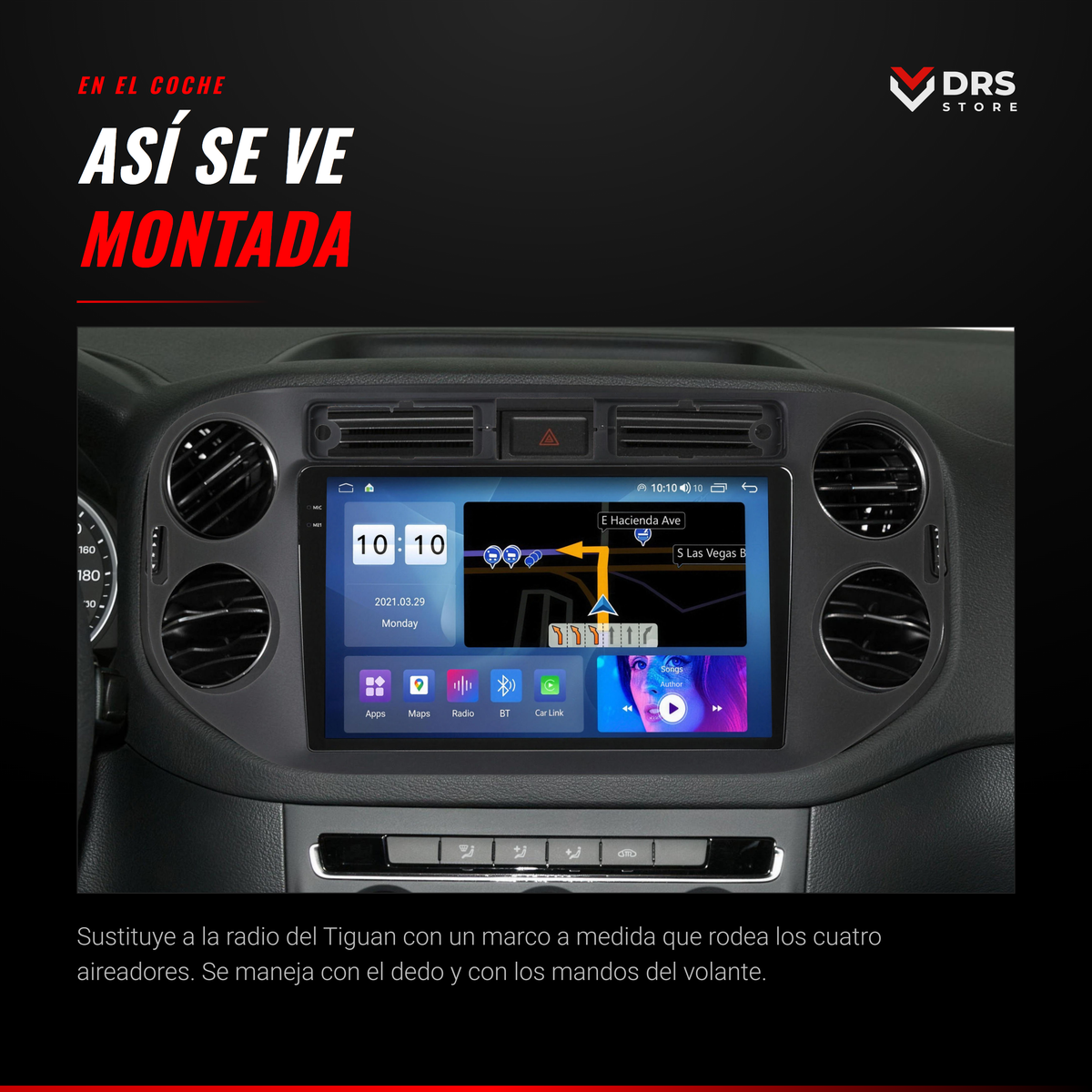 Pantalla Android Volkswagen Tiguan 5N