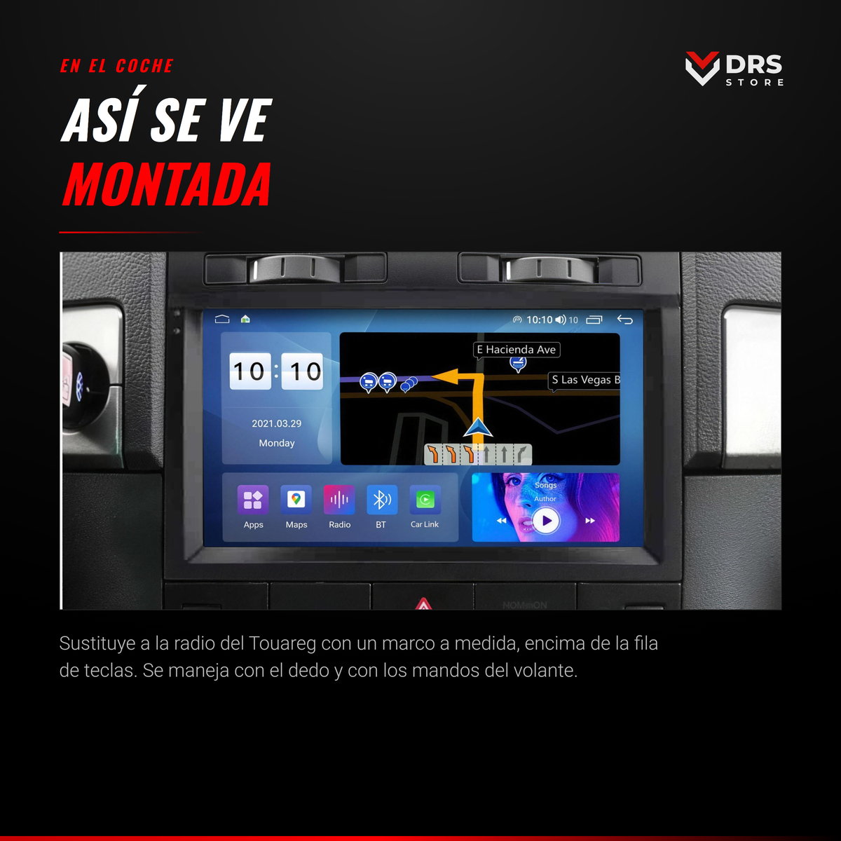 Pantalla Android Volkswagen Touareg 7L
