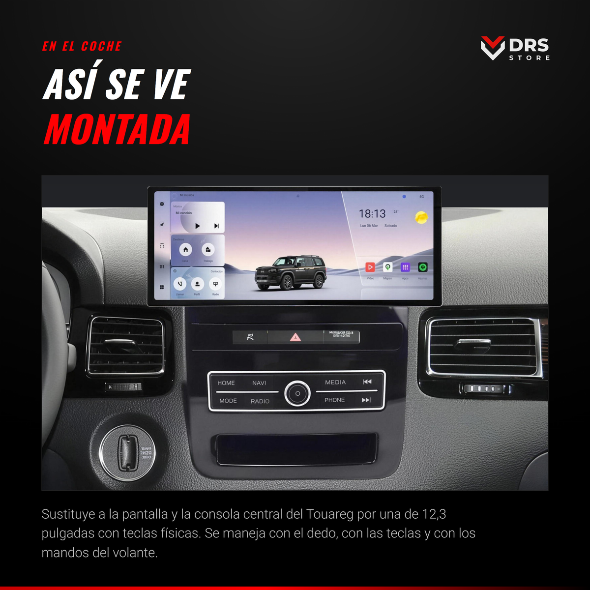 Pantalla Android Volkswagen Touareg 7P