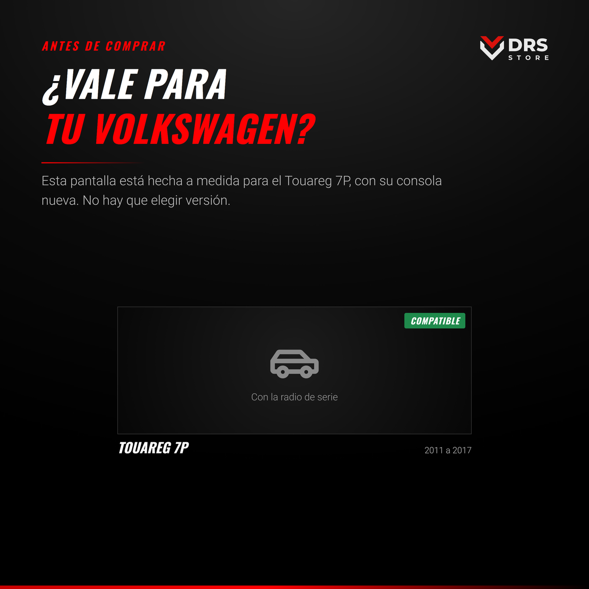 Pantalla Android Volkswagen Touareg 7P