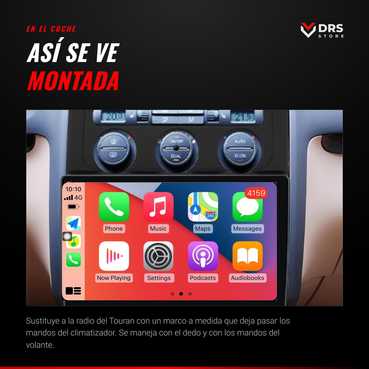 Pantalla Android Volkswagen Touran 1T