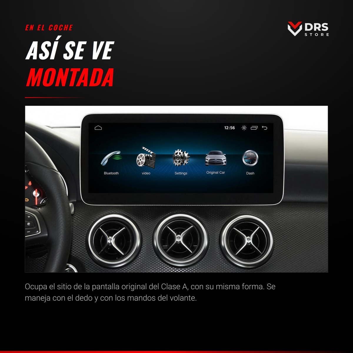 Pantalla Linux Mercedes Clase A W176, CLA C117 y GLA X156