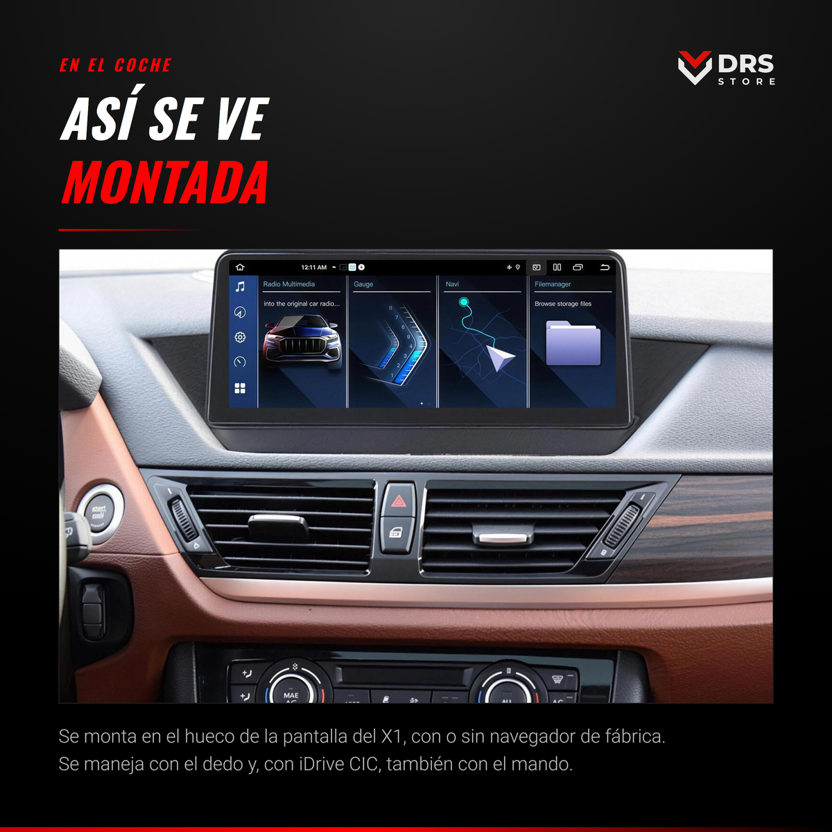 Pantalla Android BMW X1 E84