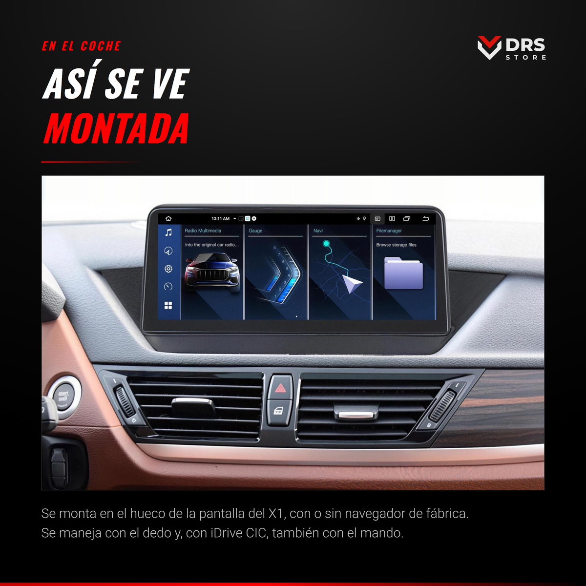 Pantalla Android BMW X1 E84