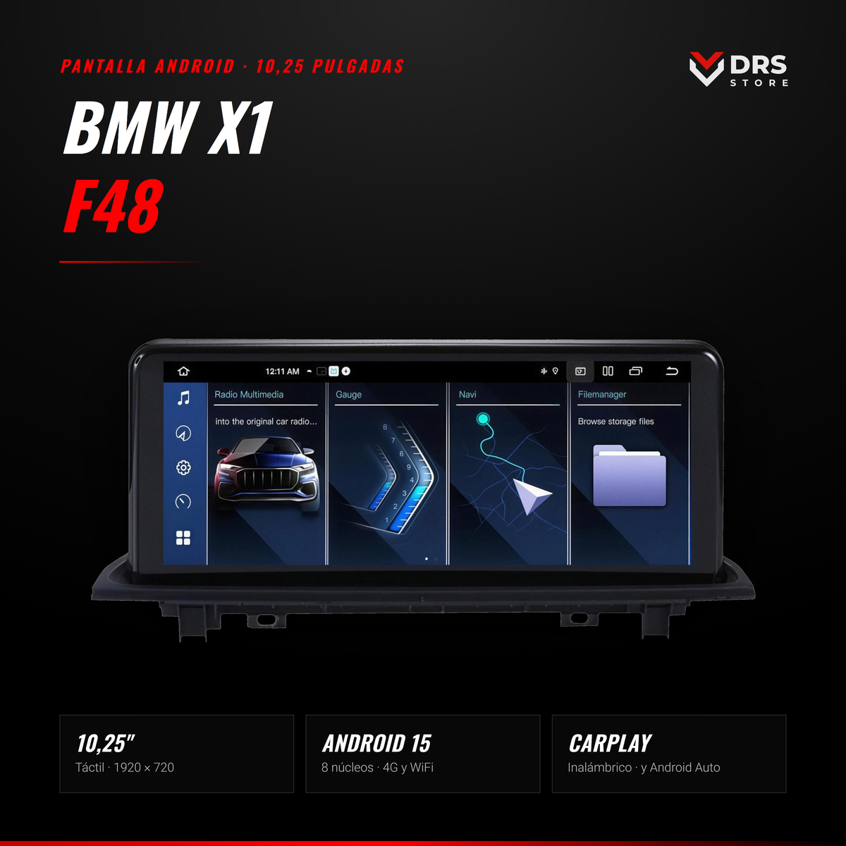 Pantalla Android BMW X1 F48