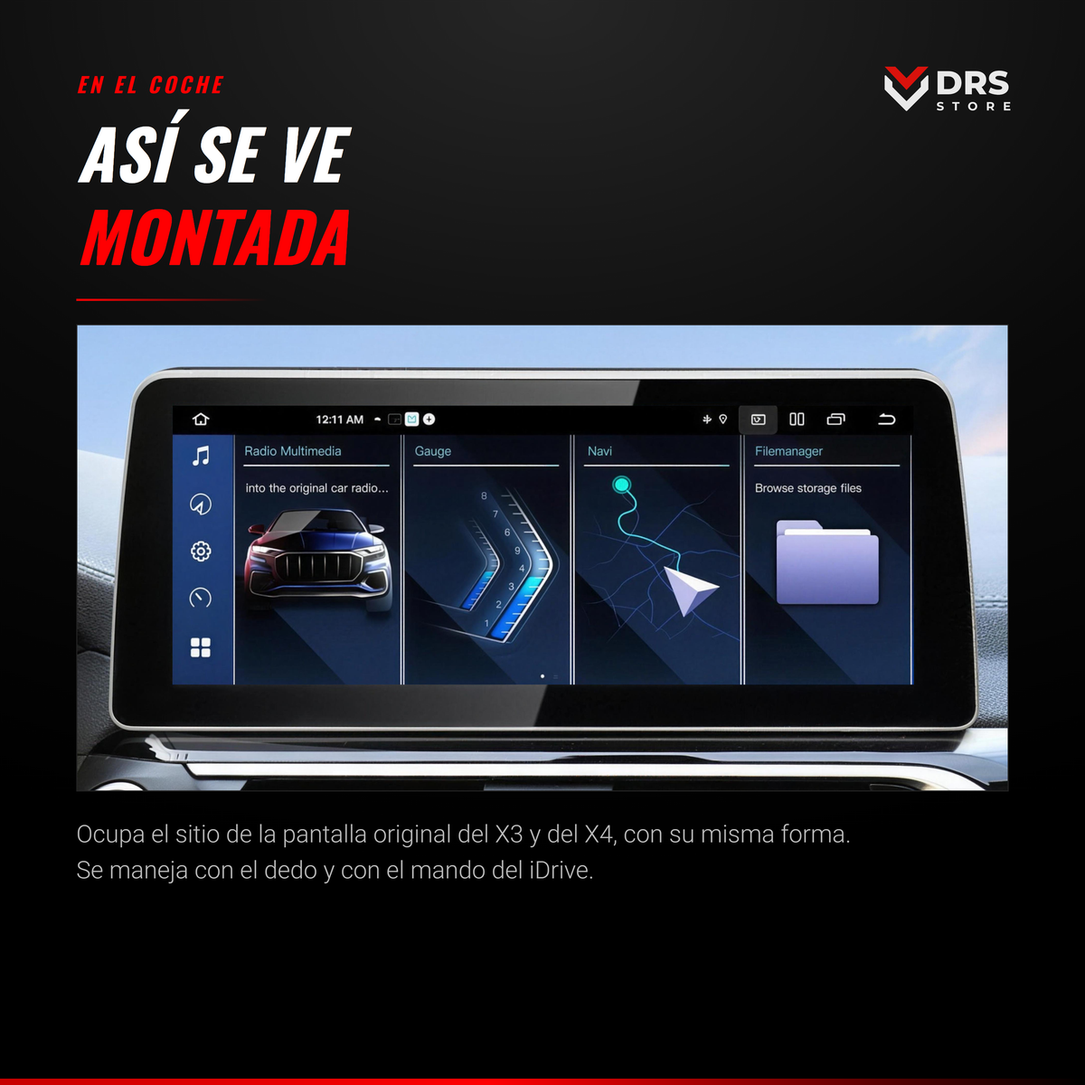 Pantalla Android BMW X3 G01 y X4 G02