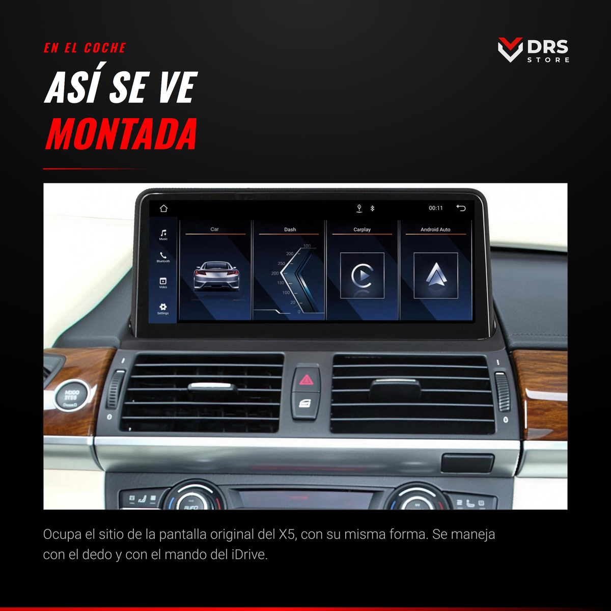 Pantalla Linux BMW X5 E70 y X6 E71