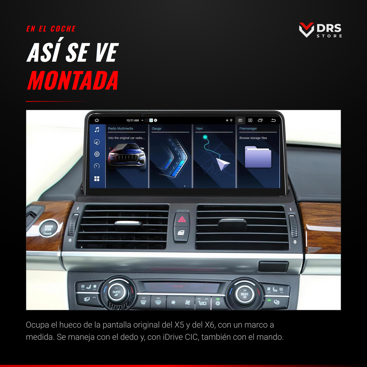 Pantalla Android BMW X5 E70 y X6 E71