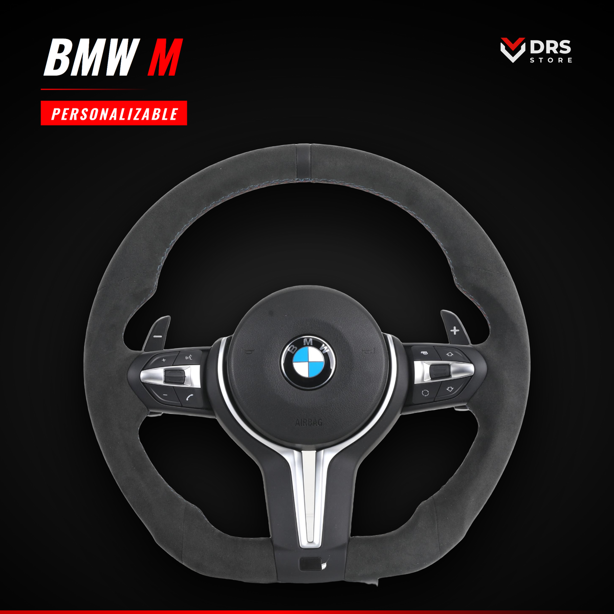 Volante BMW M en Alcántara